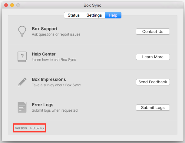 box sync osx